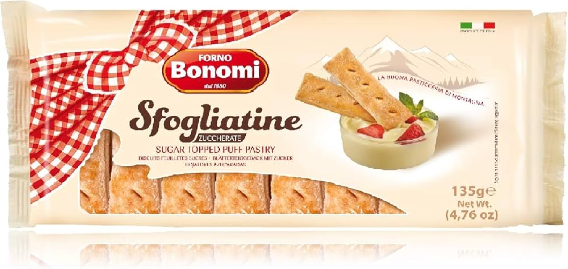 BONOMI SFOGLIATINE ZUCCHERATE 135G